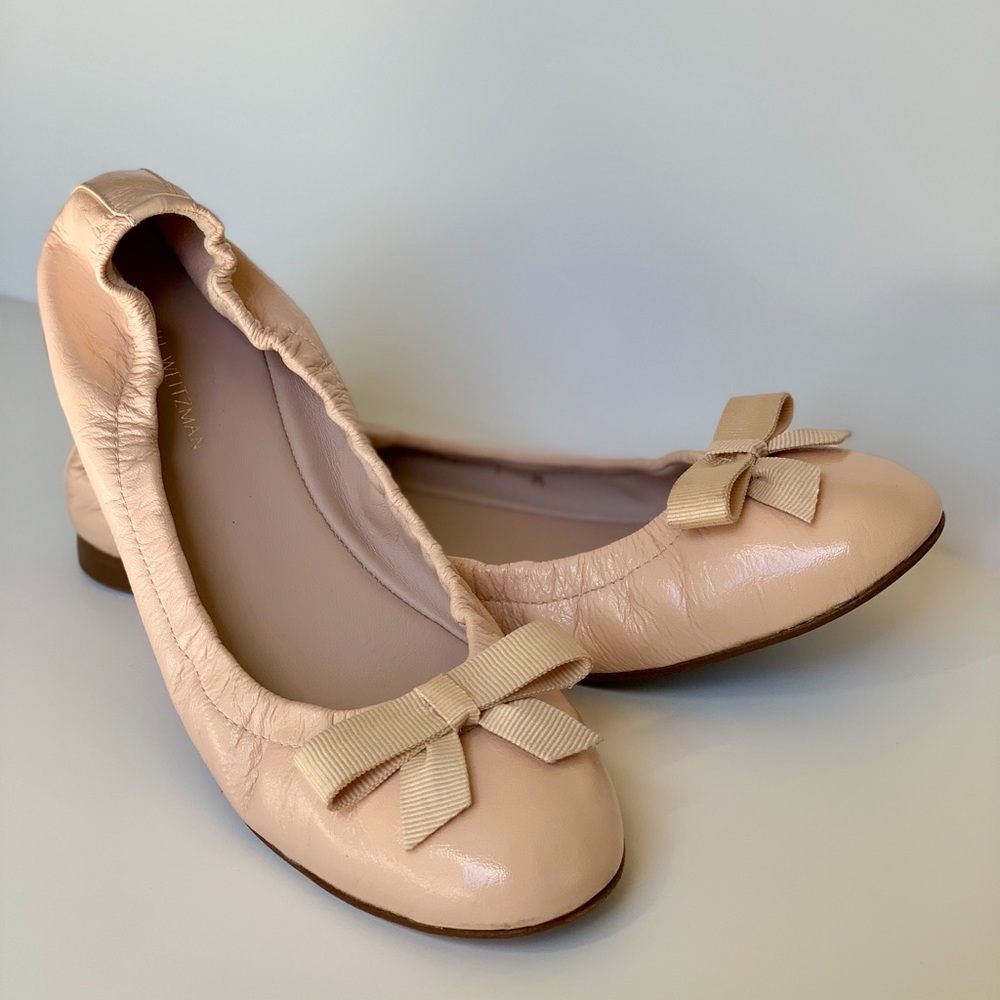 Stuart Weitzman Raven Blush Ballet Flats